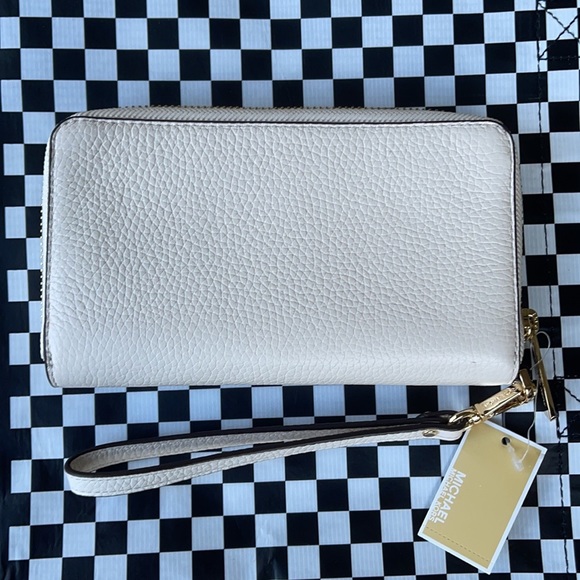 Michael Kors Jet Set Travel Lg Flat Multifunctional Phone Case-Wristlet-Wallet - Picture 2 of 16